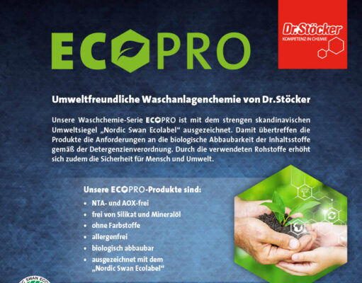 ECOPRO – die umweltfreundliche Waschchemie-Serie