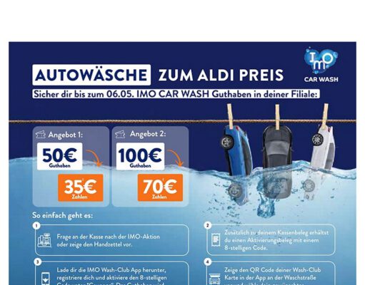 ALDI Süd verkauft Autowäschen