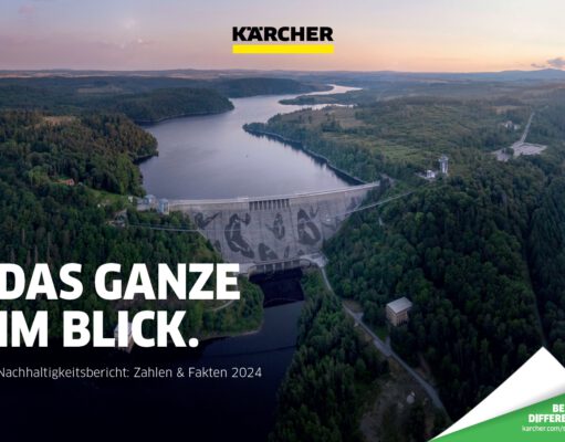 Kärcher zeigt Umweltengagement im neuen Nachhaltigkeitsbericht 2024 Das Familienunternehmen Kärcher hat seinen neuen Nachhaltigkeitsbericht veröffentlicht. Das Unternehmen gibt darin Auskunft über aktuelle Entwicklungen und Fortschritte im Bereich Nachhaltigkeit.