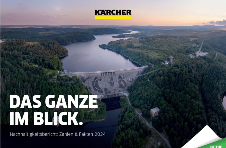 Das Familienunternehmen Kärcher hat seinen neuen Nachhaltigkeitsbericht veröffentlicht. Das Unternehmen gibt darin Auskunft über aktuelle Entwicklungen und Fortschritte im Bereich Nachhaltigkeit.