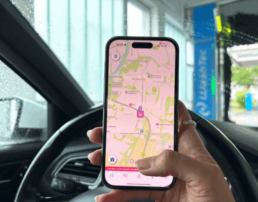 Digitale Innovation in der Autowäsche Foto: WashTec